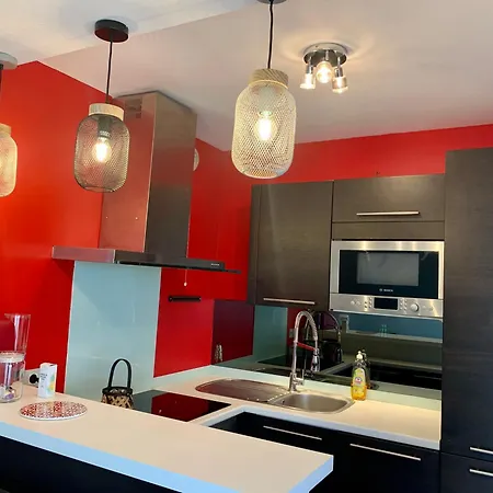 Apartamento Joli 2p Climatise Dans Calme Et Securisee Avec Piscine