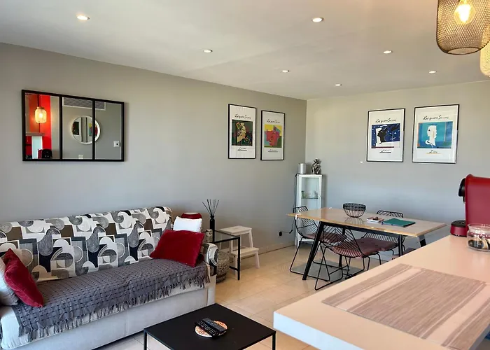 Joli 2p Climatise Dans Calme Et Securisee Avec Piscine Daire